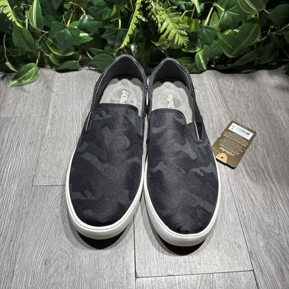 OluKai Lae\'ahi Pa\'i Camo Slip On Loafers Casual Shoes Black Mens 9 M NWT main image 6